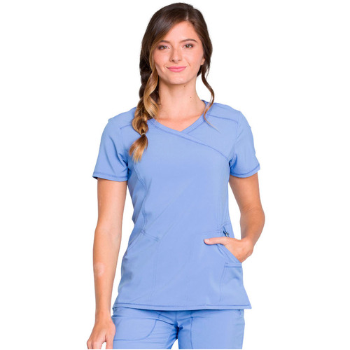 WORKWEAR, SAFETY & CORPORATE CLOTHING SPECIALISTS - Infinity - MOCK WRAP TOP