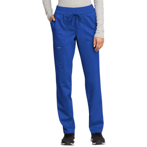 WORKWEAR, SAFETY & CORPORATE CLOTHING SPECIALISTS - Revolution - HIGH WAISTED KNIT BAND TAPERED WOMEN'S PANT - Petite