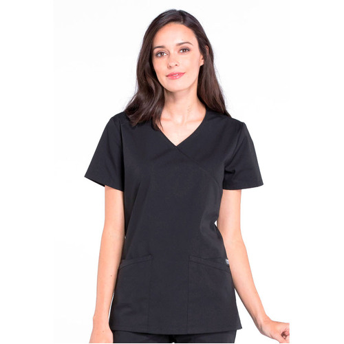 WORKWEAR, SAFETY & CORPORATE CLOTHING SPECIALISTS Professionals - MOCK WRAP TOP