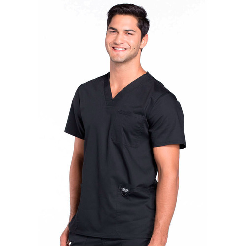 WORKWEAR, SAFETY & CORPORATE CLOTHING SPECIALISTS Revolution - Men's 3 Pocket V-Neck Top