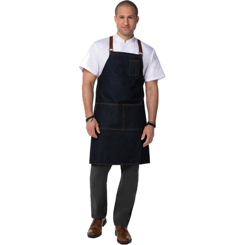 WORKWEAR, SAFETY & CORPORATE CLOTHING SPECIALISTS - Memphis Cross Back Bib Apron