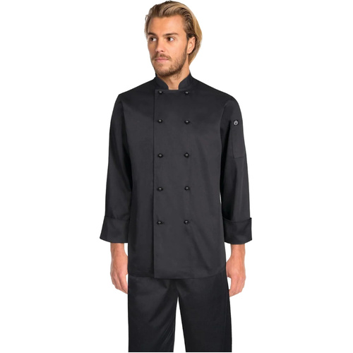 WORKWEAR, SAFETY & CORPORATE CLOTHING SPECIALISTS Darling Black L/S Basic Chef Jacket