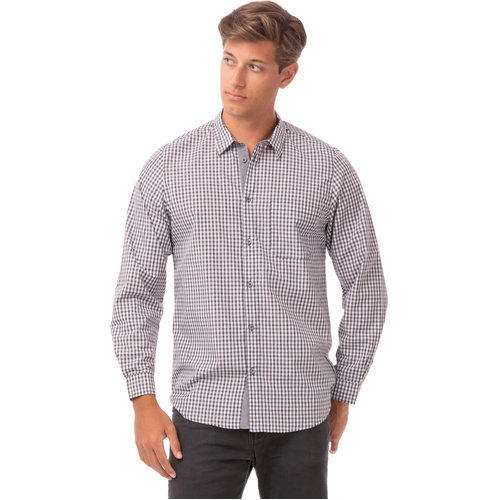WORKWEAR, SAFETY & CORPORATE CLOTHING SPECIALISTS - Long Sleeve Mens Gingham Shirt