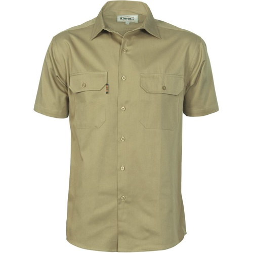 WORKWEAR, SAFETY & CORPORATE CLOTHING SPECIALISTS - Cool-Breeze Work Shirt - Short Sleeve