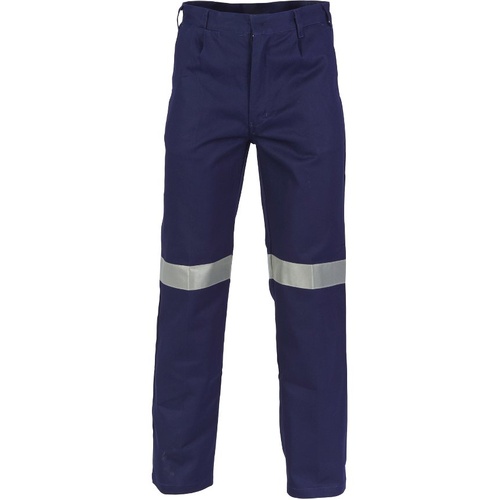WORKWEAR, SAFETY & CORPORATE CLOTHING SPECIALISTS Cotton Drill Pants With 3M R/Tape