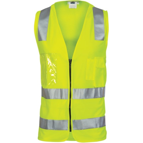 WORKWEAR, SAFETY & CORPORATE CLOTHING SPECIALISTS Day/Night Side Panel Safety Vest with Generic R/Tape