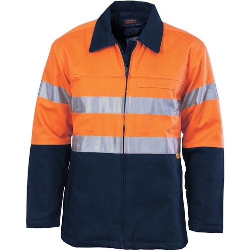 WORKWEAR, SAFETY & CORPORATE CLOTHING SPECIALISTS - HiVis Two Tone Protect or Drill Jacket with 3M R/ Tape