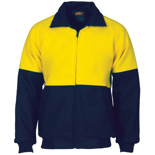 WORKWEAR, SAFETY & CORPORATE CLOTHING SPECIALISTS HiVis Two Tone Bluey bomber jacket