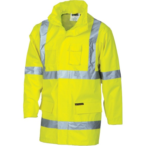 WORKWEAR, SAFETY & CORPORATE CLOTHING SPECIALISTS HiVis Cross Back D/N  2 in 1  Rain Jacket