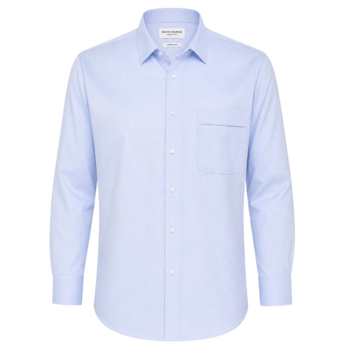 WORKWEAR, SAFETY & CORPORATE CLOTHING SPECIALISTS DAVID MARCS MNS LS RELAX FIT POCK DOB