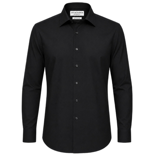 WORKWEAR, SAFETY & CORPORATE CLOTHING SPECIALISTS DAVID MARCS MNS LS TAILORED FIT POP