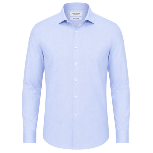 WORKWEAR, SAFETY & CORPORATE CLOTHING SPECIALISTS - DAVID MARCS MNS LS TAILORED FIT DOB