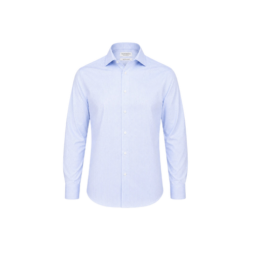 WORKWEAR, SAFETY & CORPORATE CLOTHING SPECIALISTS - DAVID MARCS MNS LS TAILORED FIT CHECK