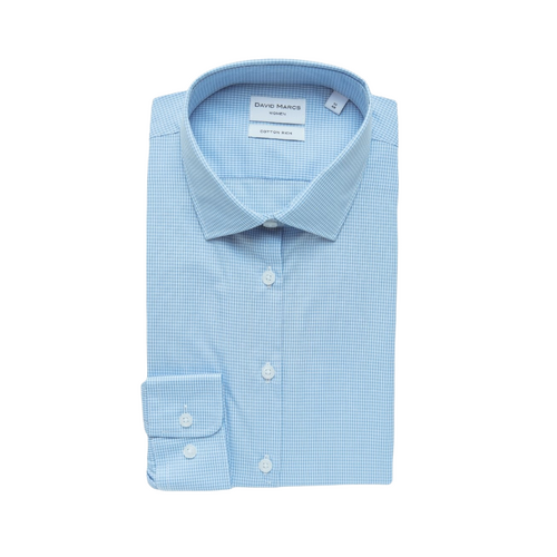 WORKWEAR, SAFETY & CORPORATE CLOTHING SPECIALISTS - DAVID MARCS WMS LS WOMENS FIT CHK