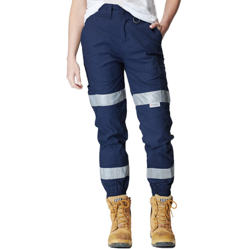 WORKWEAR, SAFETY & CORPORATE CLOTHING SPECIALISTS WOMENS REFLECTIVE CUFFED PANT