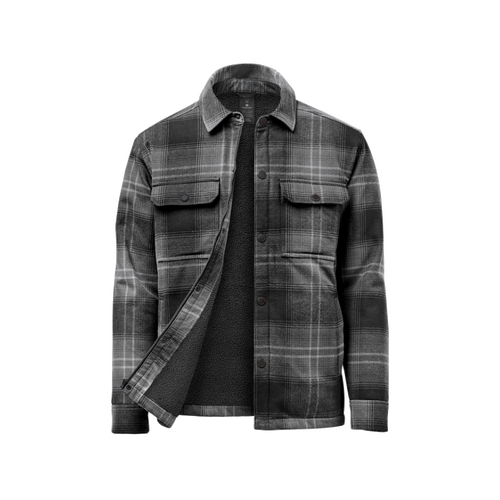 WORKWEAR, SAFETY & CORPORATE CLOTHING SPECIALISTS - Men's Highland Sherpa Lined Plaid Jacket