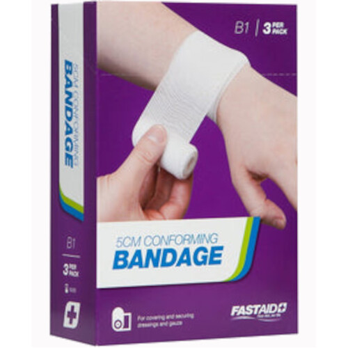 WORKWEAR, SAFETY & CORPORATE CLOTHING SPECIALISTS - CONFORMING BANDAGE, 5CM