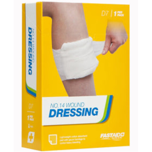 WORKWEAR, SAFETY & CORPORATE CLOTHING SPECIALISTS WOUND DRESSING, NO.14, 1PK-White-One Size