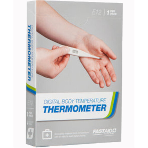 WORKWEAR, SAFETY & CORPORATE CLOTHING SPECIALISTS THERMOMETER, DIGITAL, 1PK-White-One Size