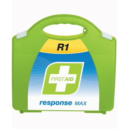 WORKWEAR, SAFETY & CORPORATE CLOTHING SPECIALISTS - FIRST AID KIT, R1, RESPONSE MAX, PLASTIC PORTABLE