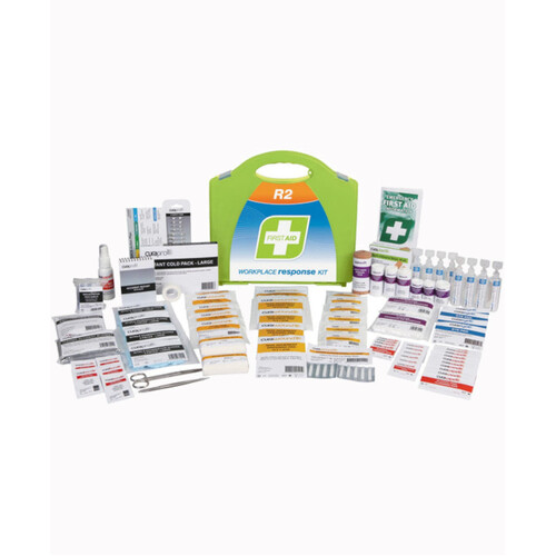 WORKWEAR, SAFETY & CORPORATE CLOTHING SPECIALISTS - First Aid Kit, R2, Workplace Response Kit, Plastic Portable