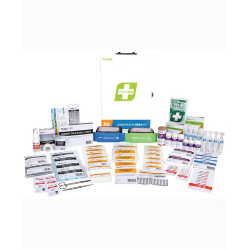 WORKWEAR, SAFETY & CORPORATE CLOTHING SPECIALISTS First Aid Kit, R2, Constructa Max Kit, Metal Wall Mount