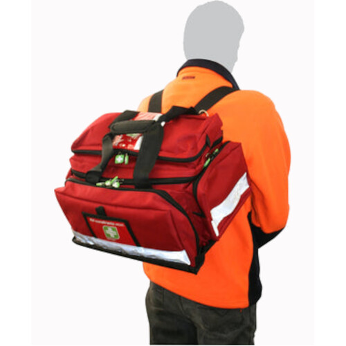 WORKWEAR, SAFETY & CORPORATE CLOTHING SPECIALISTS - FIRST AID SOFT PACK, R4, RED, 520 (W) X 280 (H) X 330 (D) MM