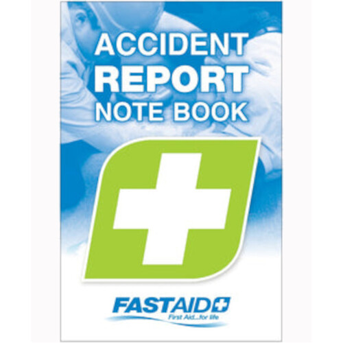 WORKWEAR, SAFETY & CORPORATE CLOTHING SPECIALISTS - ACCIDENT REPORT NOTE BOOK WITH PENCIL, 20PK