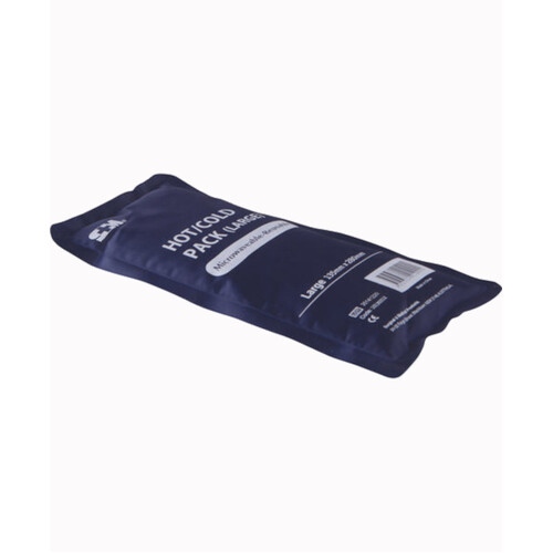 WORKWEAR, SAFETY & CORPORATE CLOTHING SPECIALISTS - HOT/COLD PACK, REUSABLE, NYLON, 28 X 13CM, WITH COTTON TOWEL, 16PK