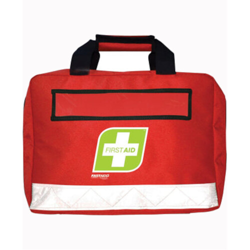 WORKWEAR, SAFETY & CORPORATE CLOTHING SPECIALISTS SOFT PACK, R2, RED, EMPTY WITH FOLD OUT COMPARTMENTS