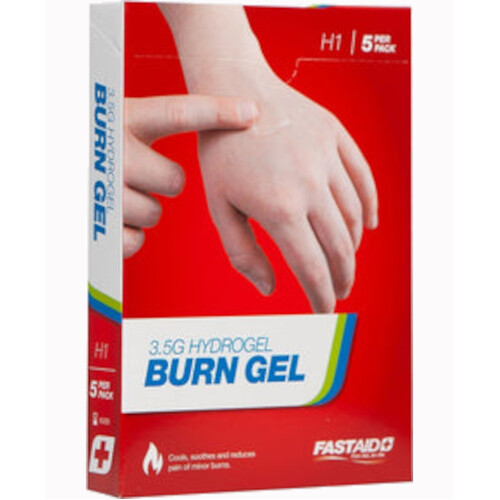 WORKWEAR, SAFETY & CORPORATE CLOTHING SPECIALISTS HYDROGEL BURN GEL, 3.5G SACHET, 5PK