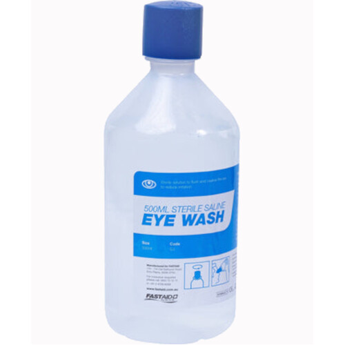 WORKWEAR, SAFETY & CORPORATE CLOTHING SPECIALISTS - EYE WASH SOLUTION, 500ML BOTTLE, 10PK