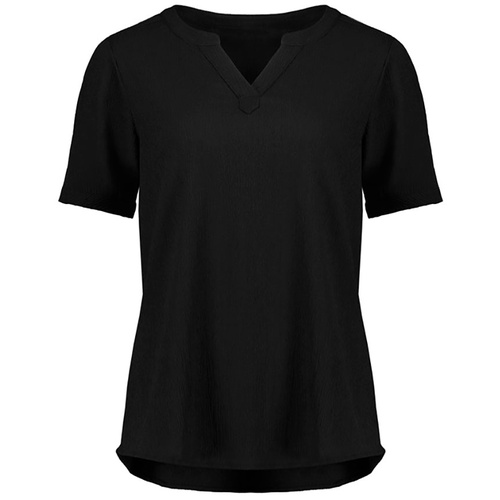 WORKWEAR, SAFETY & CORPORATE CLOTHING SPECIALISTS Womens Ruche Short Sleeve Shirt