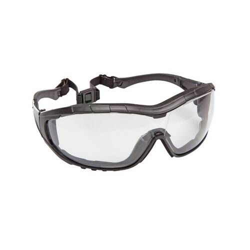 WORKWEAR, SAFETY & CORPORATE CLOTHING SPECIALISTS Force360 Oil & Gas Clear Lens Safety Spectacle (With Strap)