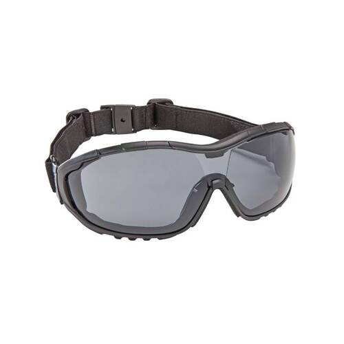 WORKWEAR, SAFETY & CORPORATE CLOTHING SPECIALISTS - Force360 Oil & Gas Smoke Lens Safety Spectacle (With Strap)