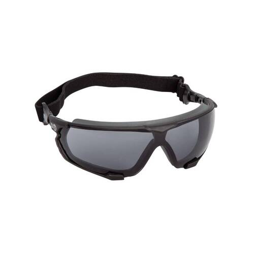 WORKWEAR, SAFETY & CORPORATE CLOTHING SPECIALISTS - Force360 Arma SI Smoke KN Rated Lens Safety Spectacle with Silicon Gasket