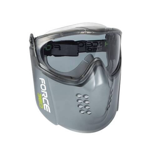 WORKWEAR, SAFETY & CORPORATE CLOTHING SPECIALISTS - Force360 Guardian+ Smoke Lens Goggle and Visor Combo