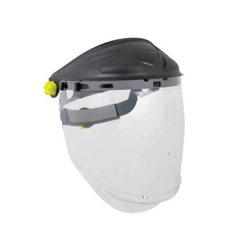 WORKWEAR, SAFETY & CORPORATE CLOTHING SPECIALISTS - Force360 Aegis Clear AF/HC Faceshield & Removable Chinguard Combo