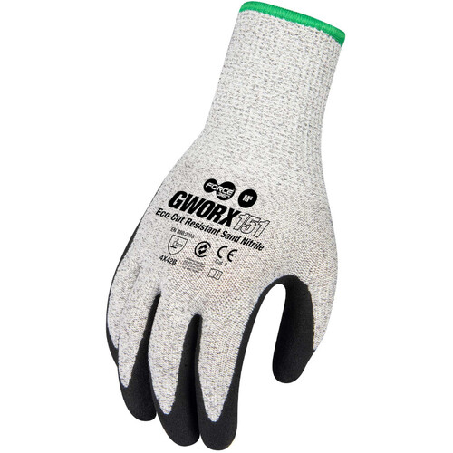 WORKWEAR, SAFETY & CORPORATE CLOTHING SPECIALISTS - Force360 Cut Resistant Sand Nitrile Glove (Cut Level B)