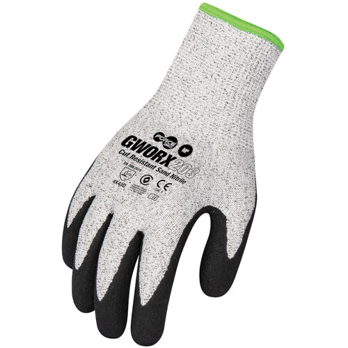WORKWEAR, SAFETY & CORPORATE CLOTHING SPECIALISTS - Force360 Cut Resistant Sand Nitrile Glove (Cut Level C)