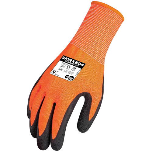 WORKWEAR, SAFETY & CORPORATE CLOTHING SPECIALISTS Force360 Hi-Vis Cut Resistant Latex Glove (Cut Level C)
