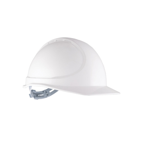 WORKWEAR, SAFETY & CORPORATE CLOTHING SPECIALISTS - Force360 GTE4 Essential Type 1 ABS Non-Vented Hard Hat with Slide Lock Harness