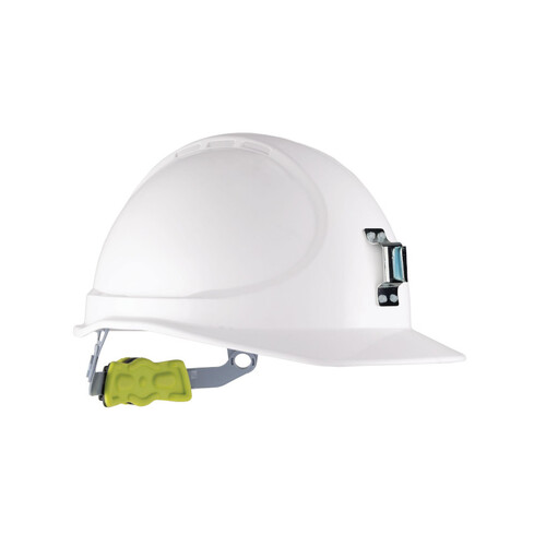 WORKWEAR, SAFETY & CORPORATE CLOTHING SPECIALISTS - Force360 GTE8 Essential Type 1 ABS Non-Vented Miners Hard Hat with Ratchet Harness