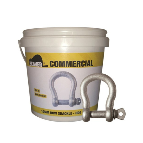 WORKWEAR, SAFETY & CORPORATE CLOTHING SPECIALISTS COM BOW SHook HDG 8mm PAIL- 40PCS/PAIL