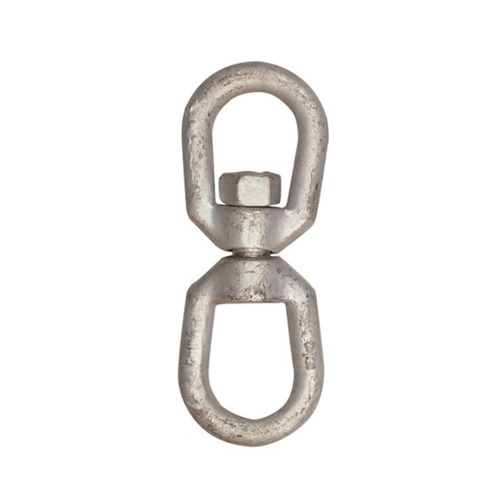 WORKWEAR, SAFETY & CORPORATE CLOTHING SPECIALISTS 23mm BOW & BOW Chain SwivelS HOT DIP Galvanised