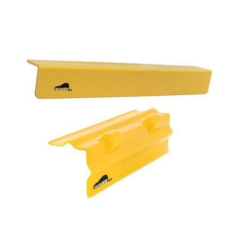 WORKWEAR, SAFETY & CORPORATE CLOTHING SPECIALISTS Yellow Webbing Cnr Protector 100x90x300mm-(ctn=10 pieces)