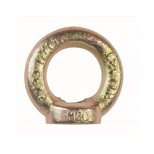 WORKWEAR, SAFETY & CORPORATE CLOTHING SPECIALISTS Eye NUT 10mm DIN 582 GOLD