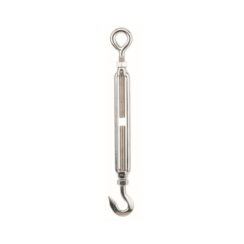 WORKWEAR, SAFETY & CORPORATE CLOTHING SPECIALISTS 8mm Hook & Eye Stainless Steel TURNBUCKLE G316
