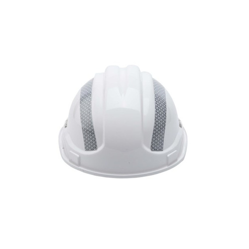 WORKWEAR, SAFETY & CORPORATE CLOTHING SPECIALISTS Frontier Reflective Hard Hat Tape,  1 Pack (20 Curves) 70mmx40mm