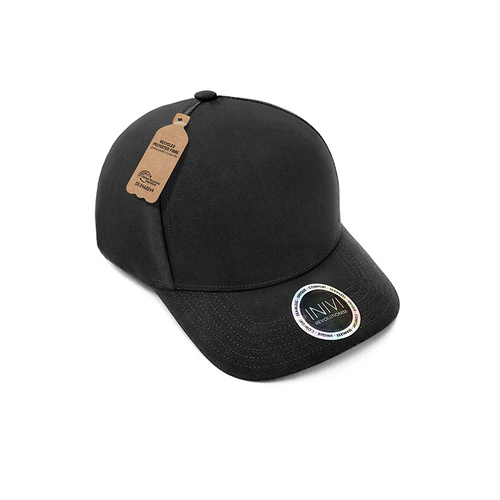 WORKWEAR, SAFETY & CORPORATE CLOTHING SPECIALISTS - INIVI 2 PANEL SEAMLESS CAP  -  100% RPET CAP - SNAPBACK - ELASTIC SWEATBAND
